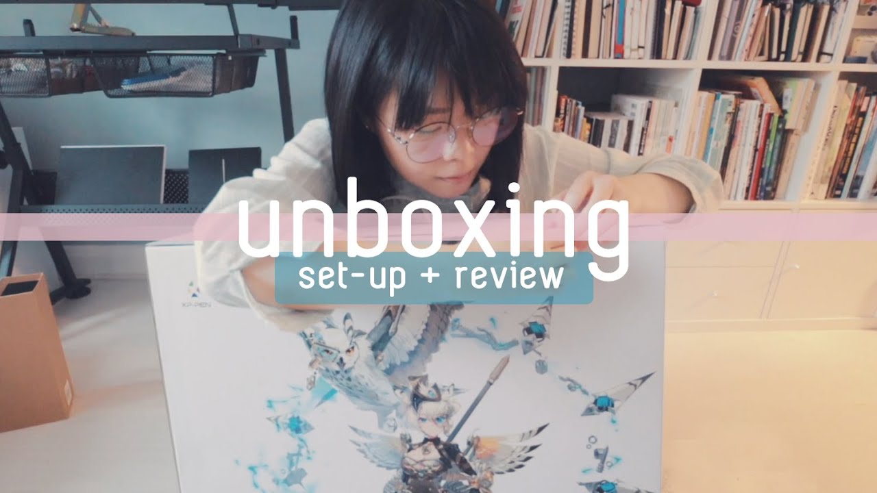 unboxing, set-up + thoughts. // XP-PEN 22R PRO