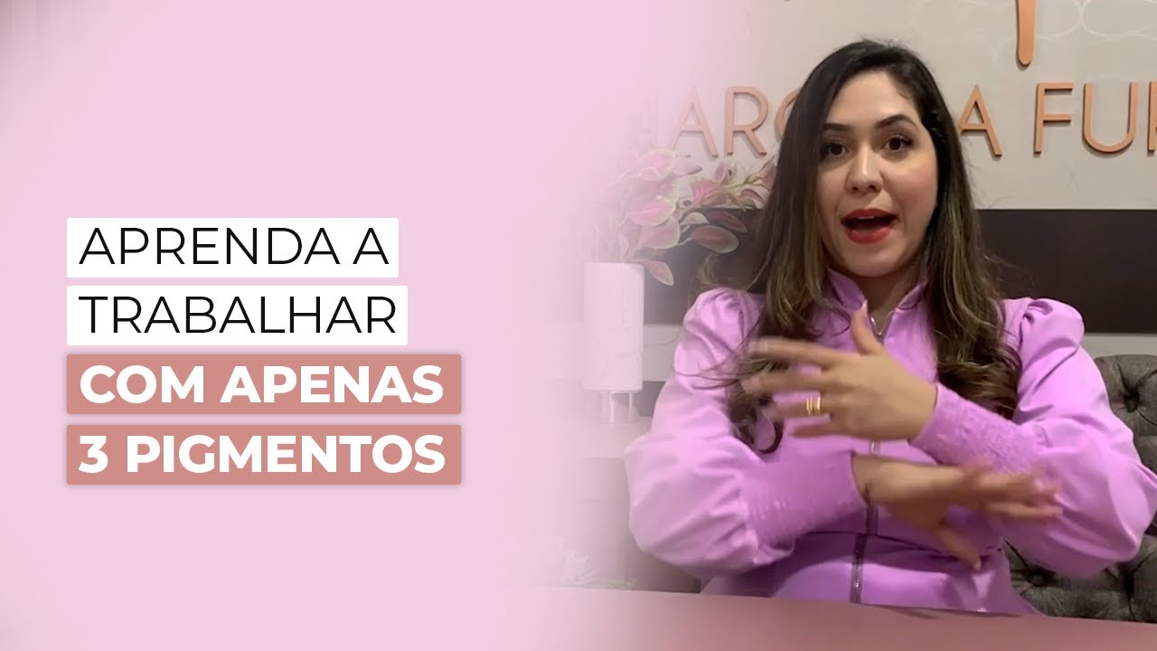 APRENDA A TRABALHAR COM APENAS 3 PIGMENTOS
