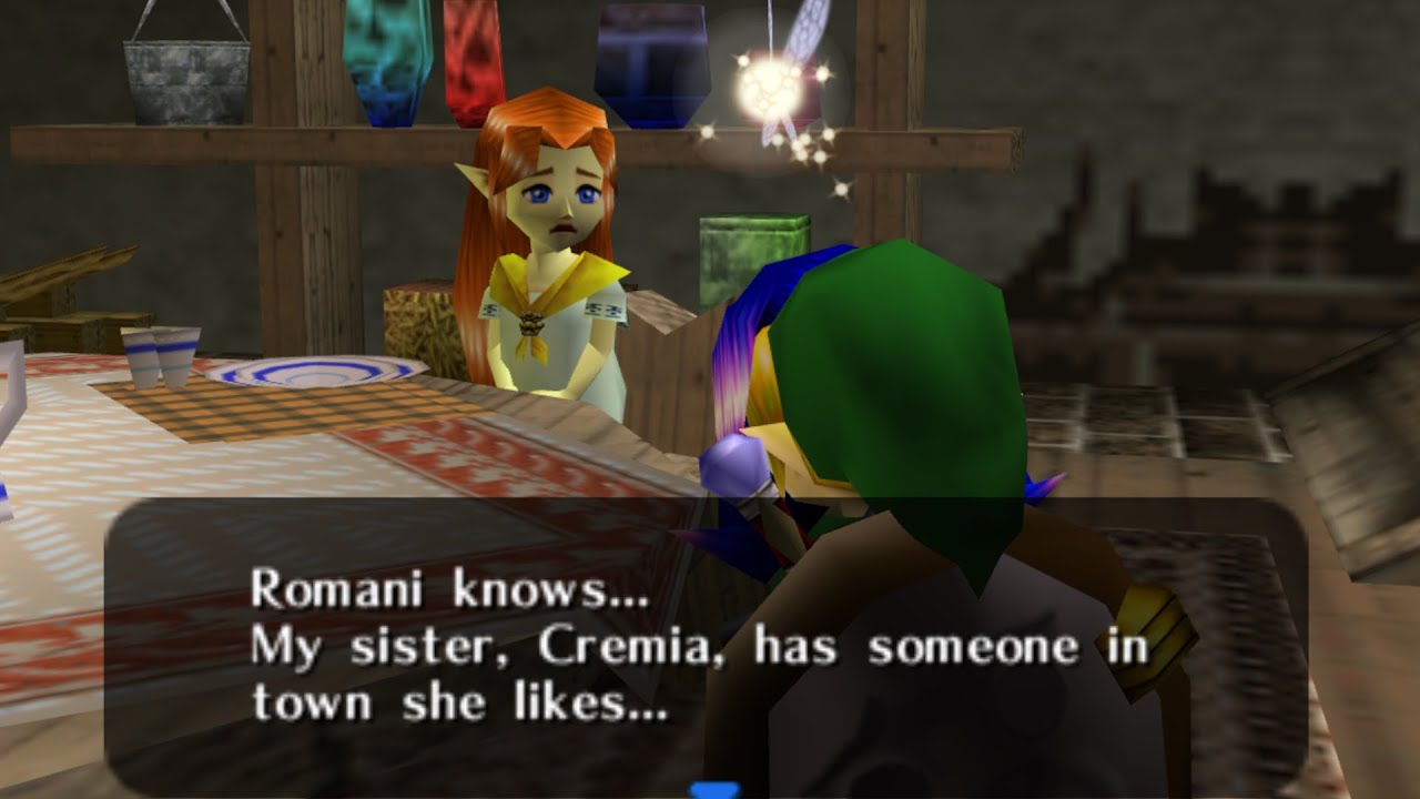 Hidden Conversation With Romani (Majora's Mask)
