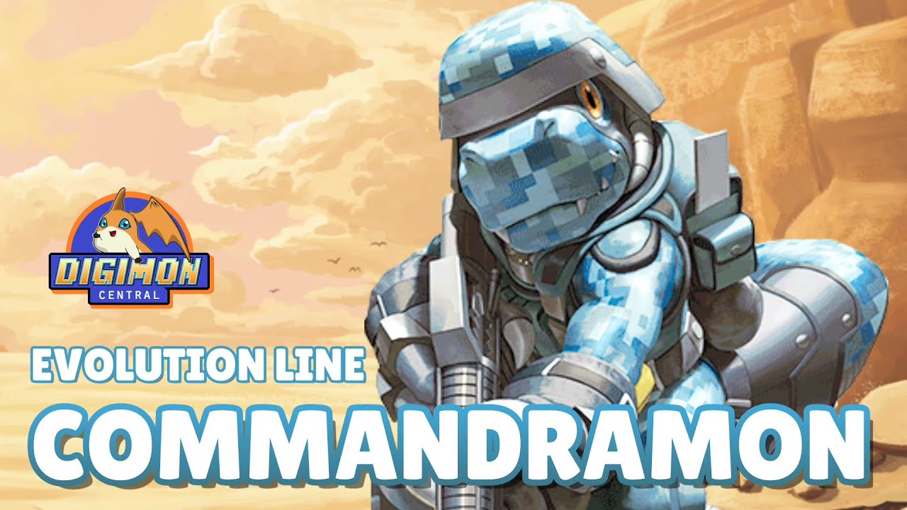 Линия эволюции Commandramon и D-Brigade