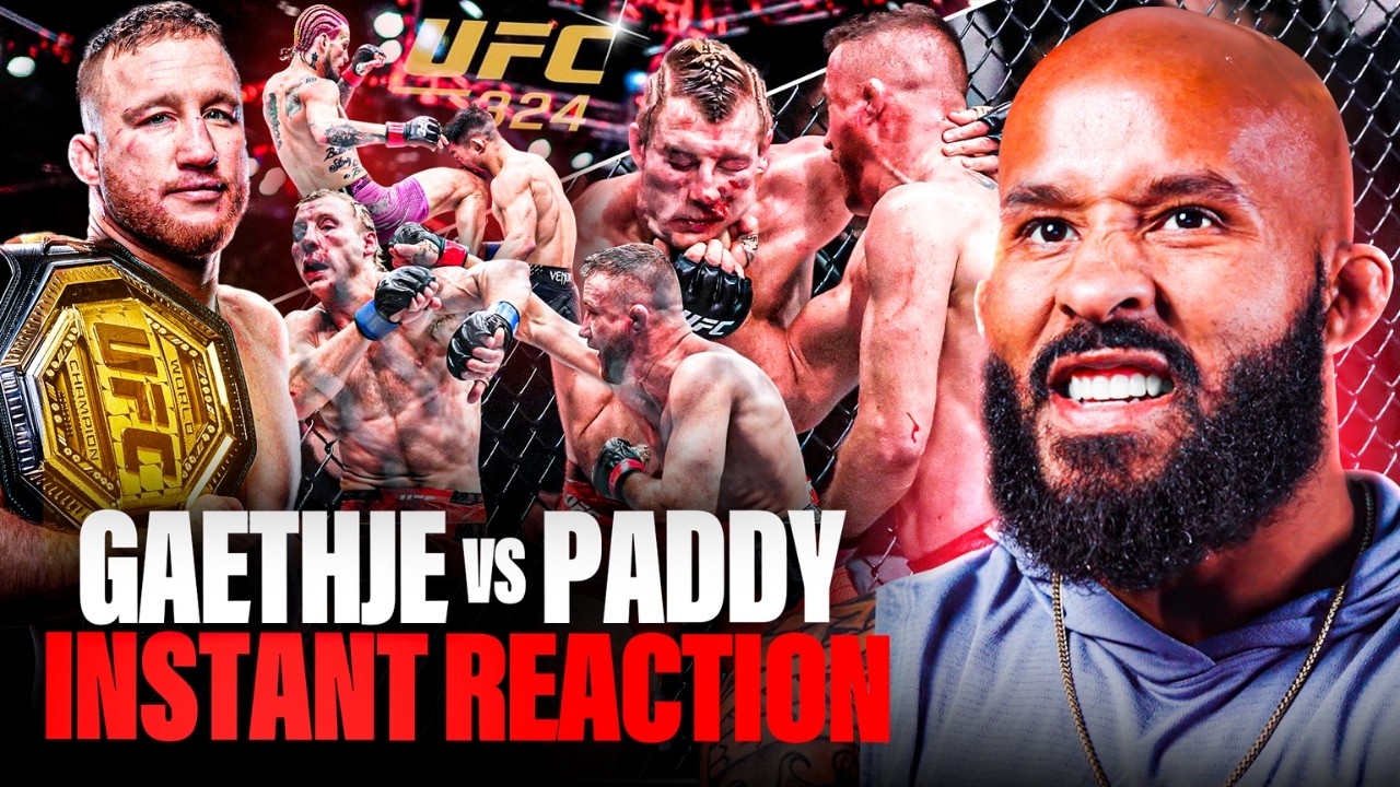 "SHOOT PADDY!" | UFC 324 GAETHJE vs PADDY INSTANT REACTION!