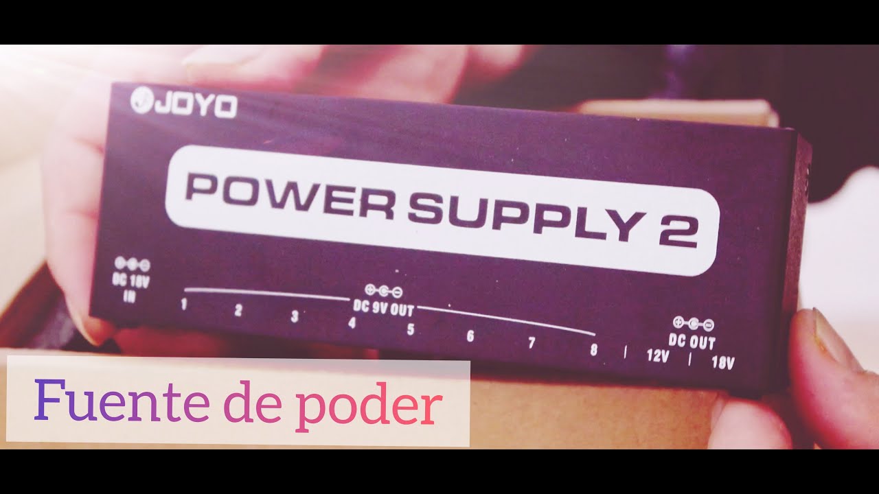 Fuente de Poder POWER SUPPLY JOYO 2 (UNBOXING y REVIEW) (en español)