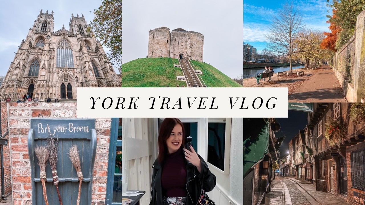 York Travel Vlog | Exploring York, UK  - The Shambles, York City Walls and Ghost Tour! 👻