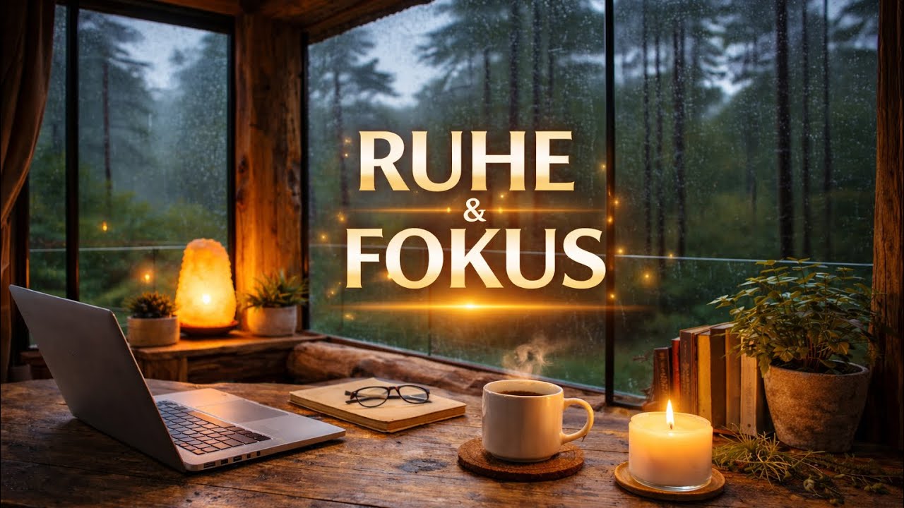 Tiefe Entspannung bei der Arbeit 🌧️Sanfter Regen im Wald | Ruhige Konzentration & Erholung