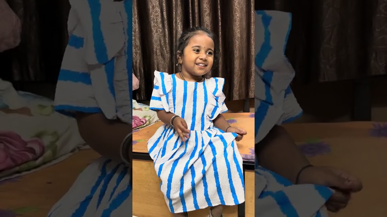 इस 2 साल की नन्ही बिटिया ने कमाल कर दिया । चुपके चुपके रात दिन आंसू बहाना याद है | सुकून के कुछ पल।