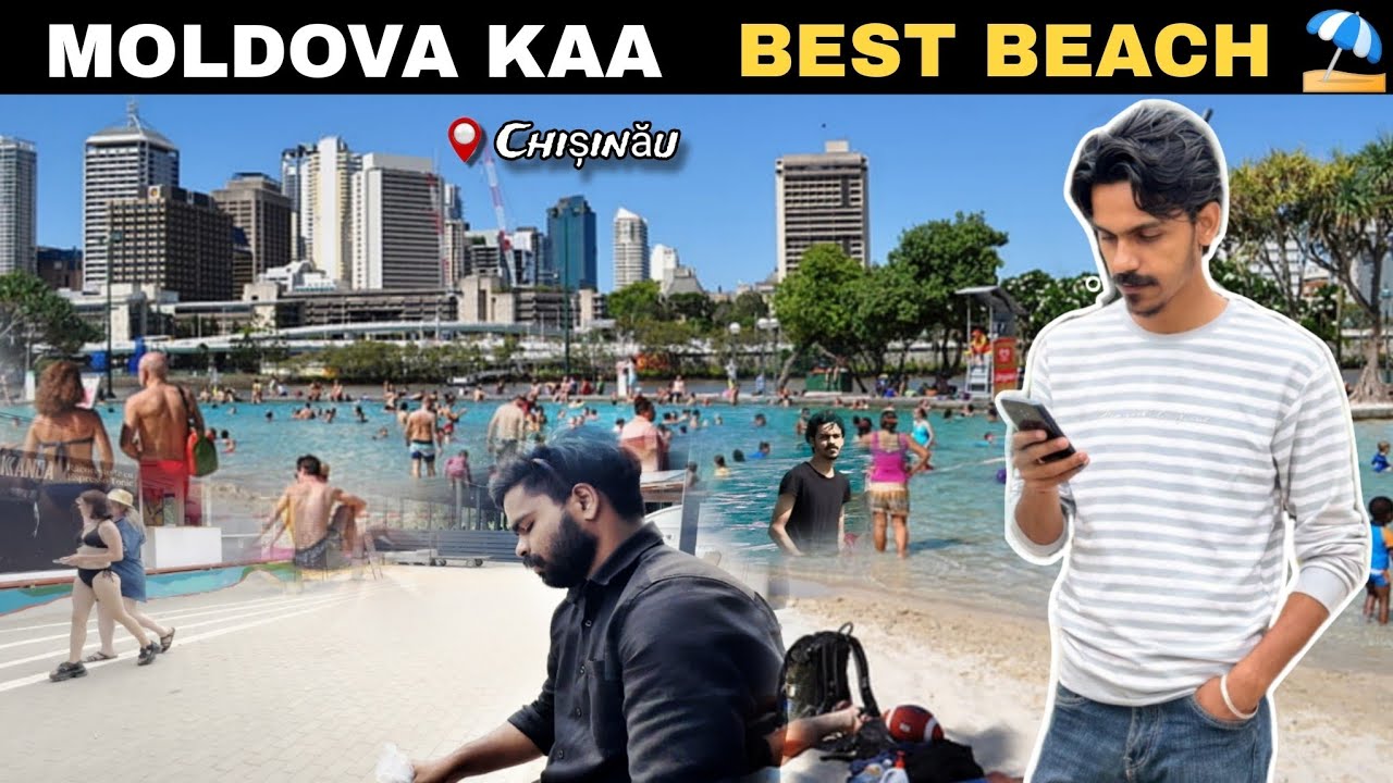 How is beach life of Europe in Moldova🇲🇩 | 1st time in Beach | मोल्दोवा का बीच🇪🇺 | travel vlog 