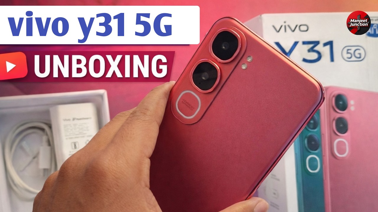 Vivo Y31 5G Unboxing & First Look | Manjeet Junction