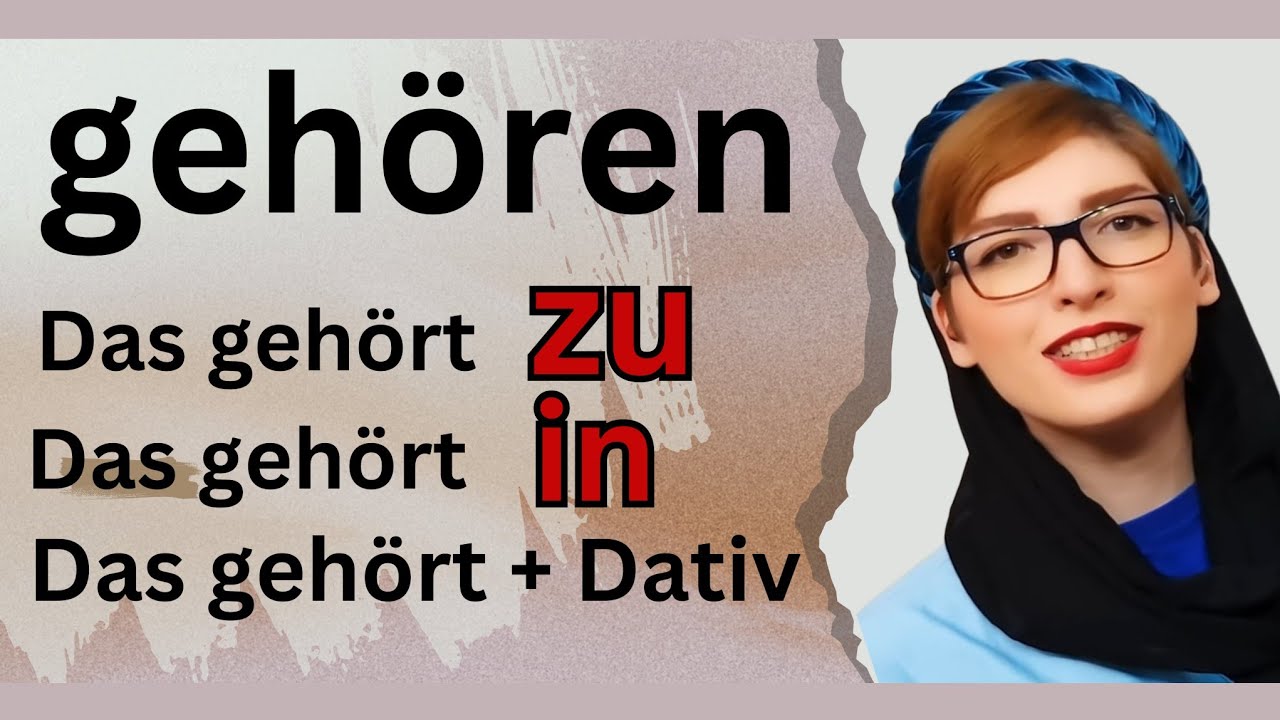 gehören: zu/ in/ ohne Präposition|#Verben| Deutsch B1| #deutschlernen
