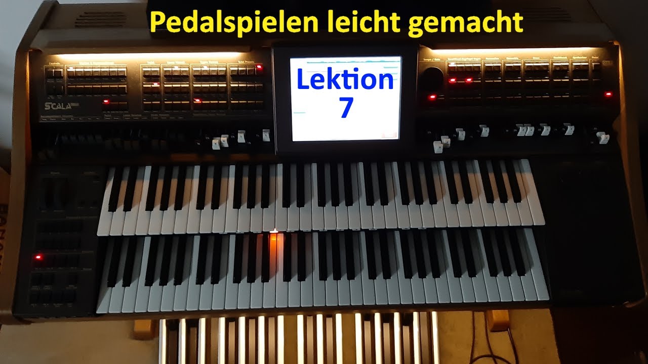Pedal spielen Lektion 7 - Pedal-Synkopen