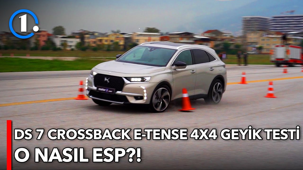 DS 7 Crossback E-tense 4x4 Geyik Testi | O Nasıl ESP?!