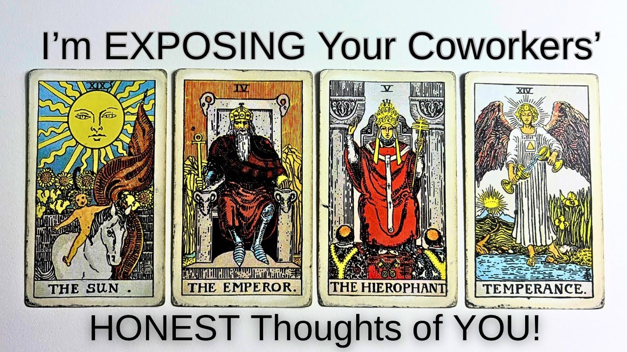 I’m EXPOSING Your Coworkers’ HONEST Thoughts of YOU!🤫☕️🃏✨pick a card✨