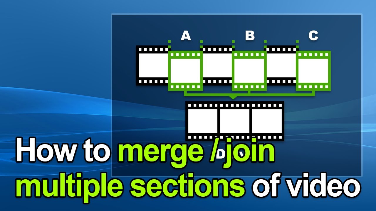 How to Merge/Join Multiple Sections - Bandicut Video Cutter