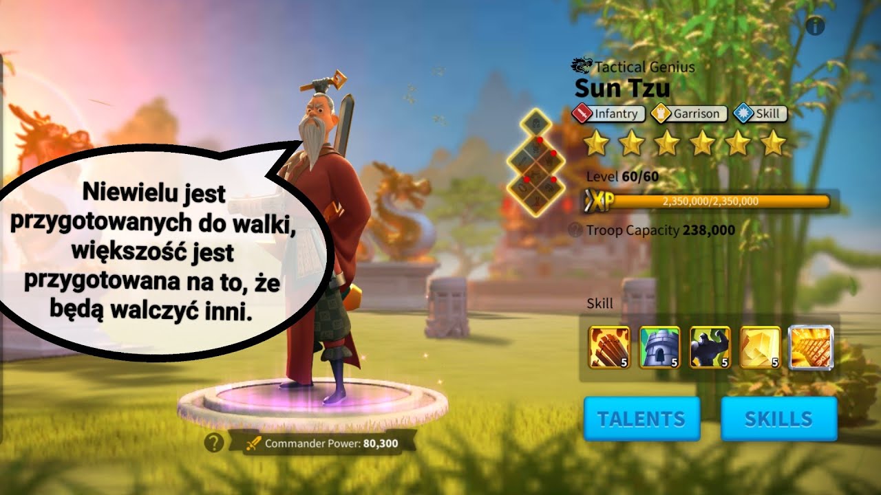 Sun Tzu czyli epicka postać do kwadratu. Rise of Kingdoms