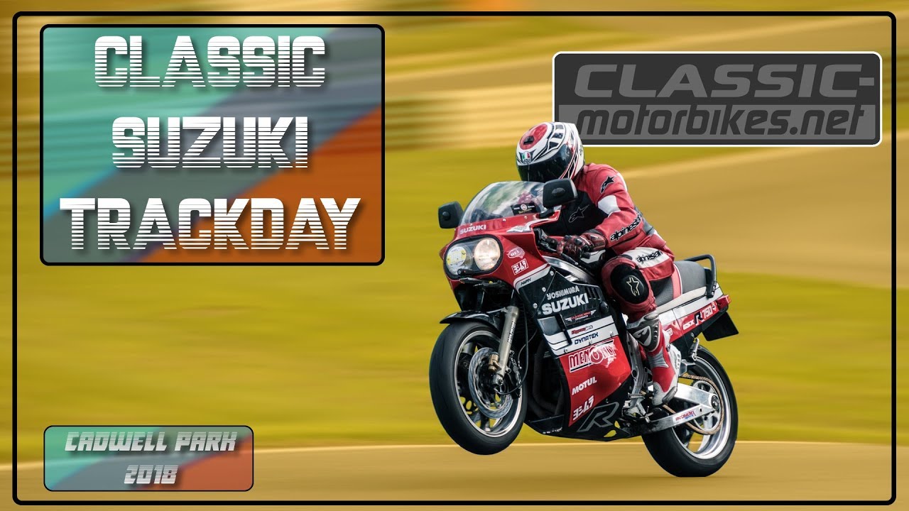 Classic Suzuki GSX-R montage from Trackday at Cadwell Park 2018 ||