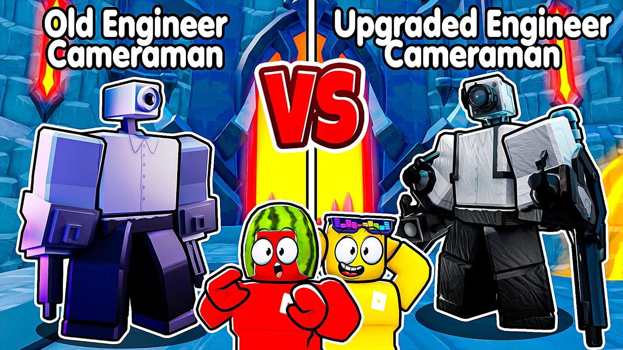 UPGRADED ENGINEER CAMERAMAN In Toilet Tower Defense