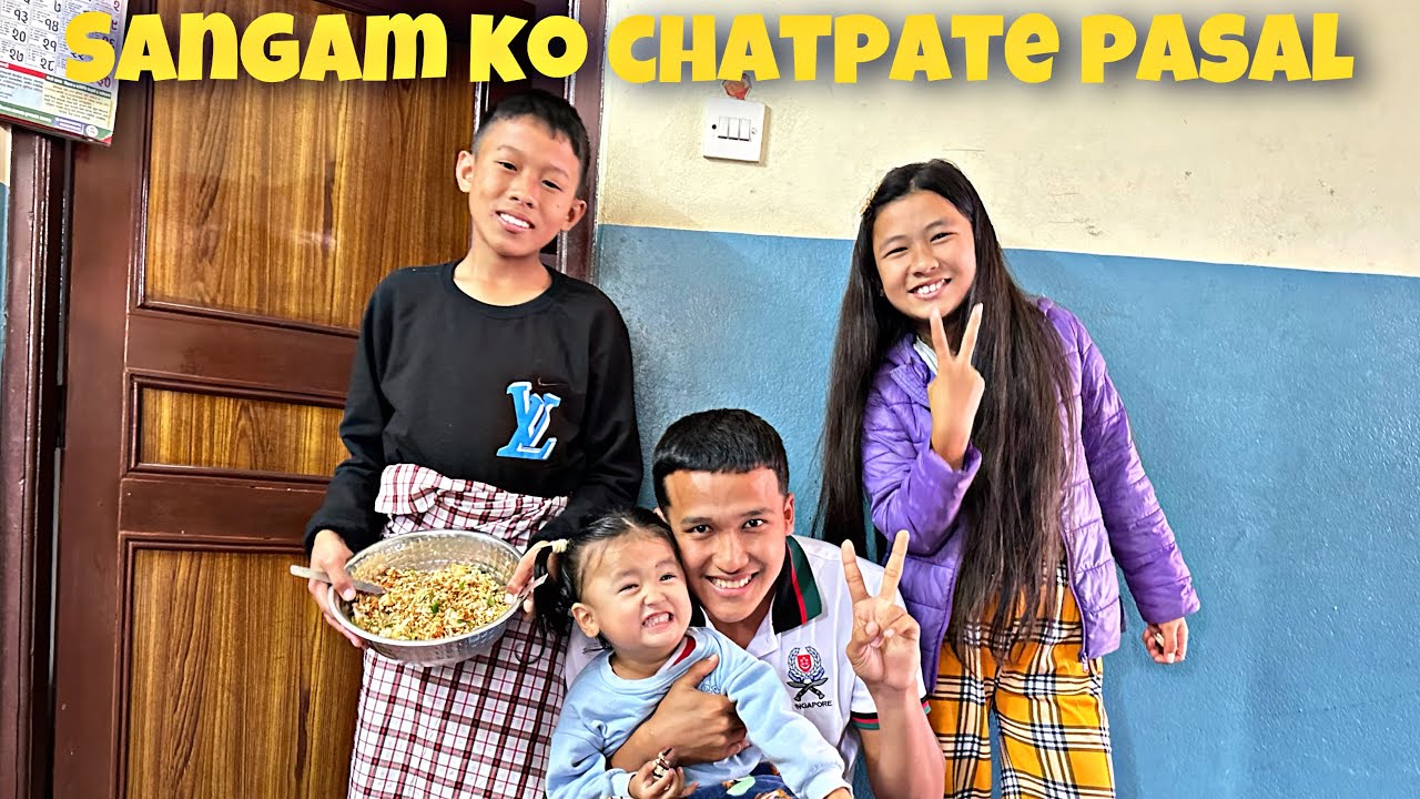 SANGAM KO CHATPATE BUSNIESS 😂//KADA VLOG FT. VANJI GUYS
