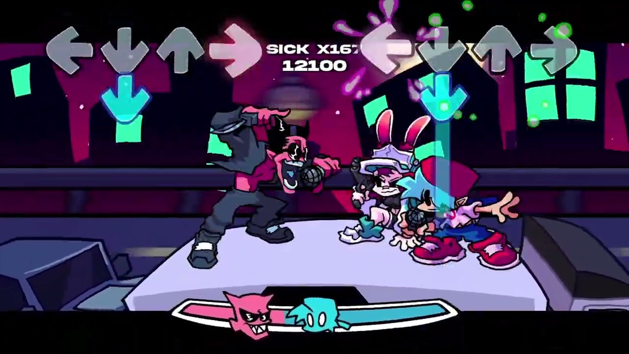 FNF: Graffiti Groovin' V2 | V.S. Skarlet Bunny - Rushdown [FC]