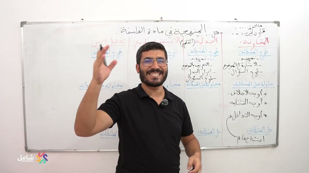 منهجيات الفلسفة ( مقارنة , جدلية ...) | فلسفة بكالوريا 2026 | منصة شامل مع الاستاذ خضراوي ياسين