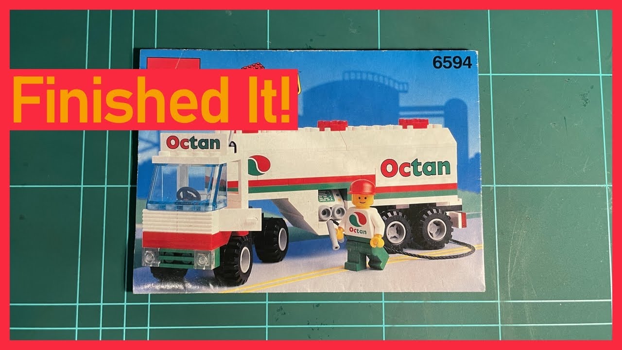 Lego Build - Octan Petrol Tanker #6594 (1992)
