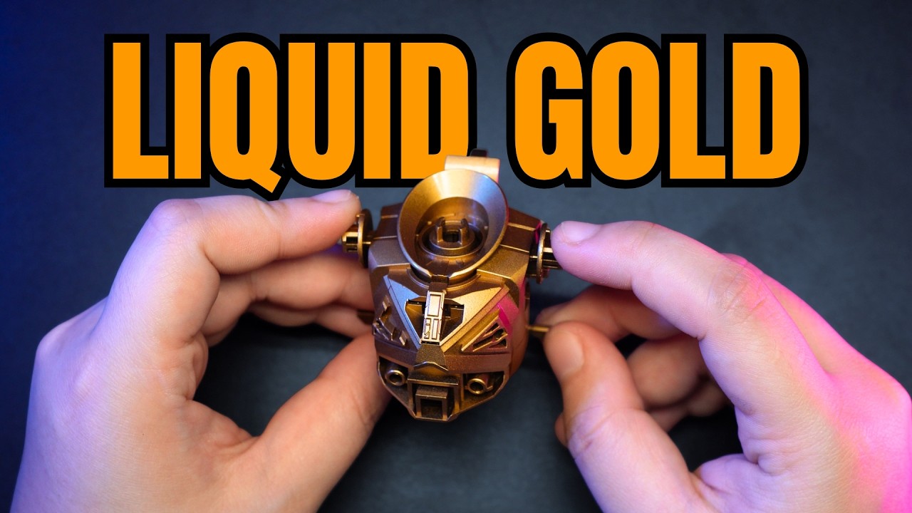 Как нанести аэрограф Vallejo Liquid Gold на Gunpla