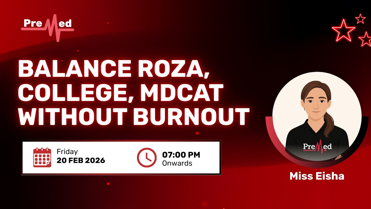 Ramadan Study Plan Revealed | Balance Roza College MDCAT Without Burnout