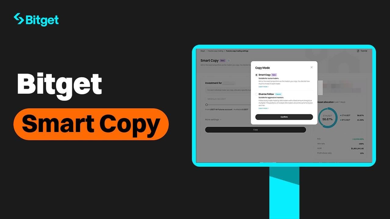 How To Use Smart Copy On Bitget