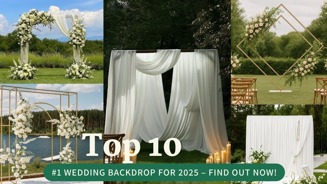 10 Must-Have Wedding Backdrops for Your 2025 Ceremony!