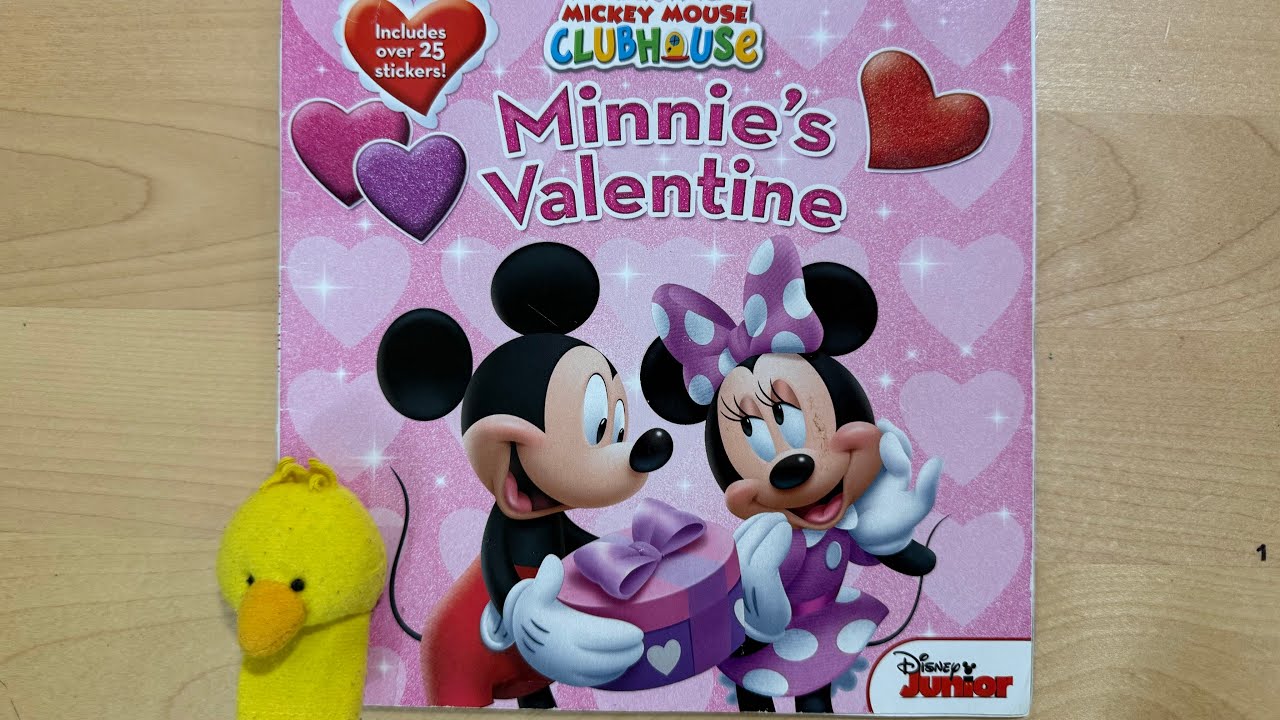 Minnie’s Valentine| Mickey Mouse Clubhouse book read aloud 