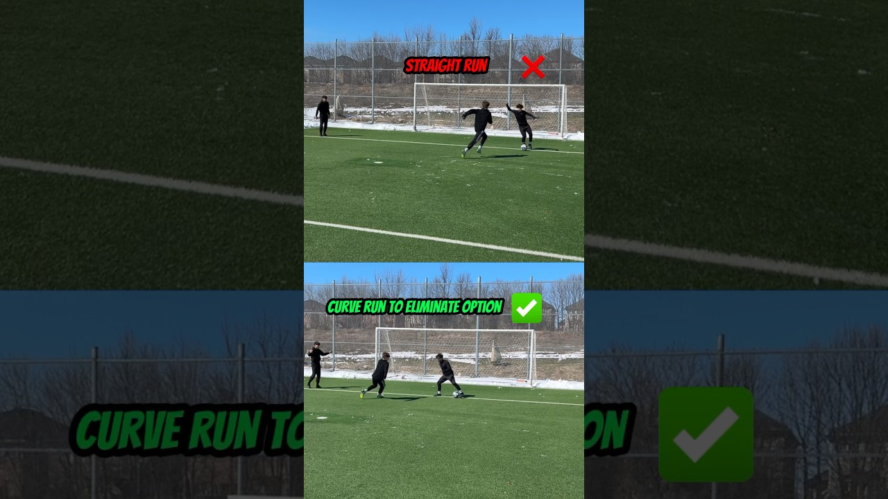 HOW TO PRESS AS A STRIKER #soccer #football #shorts #futbol #soccershorts #soccerskills