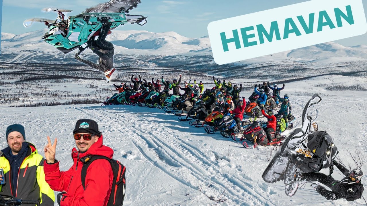 Galen helg i Hemavan | Klim Backcountry event | Flippar, whippar och framförallt krascher.