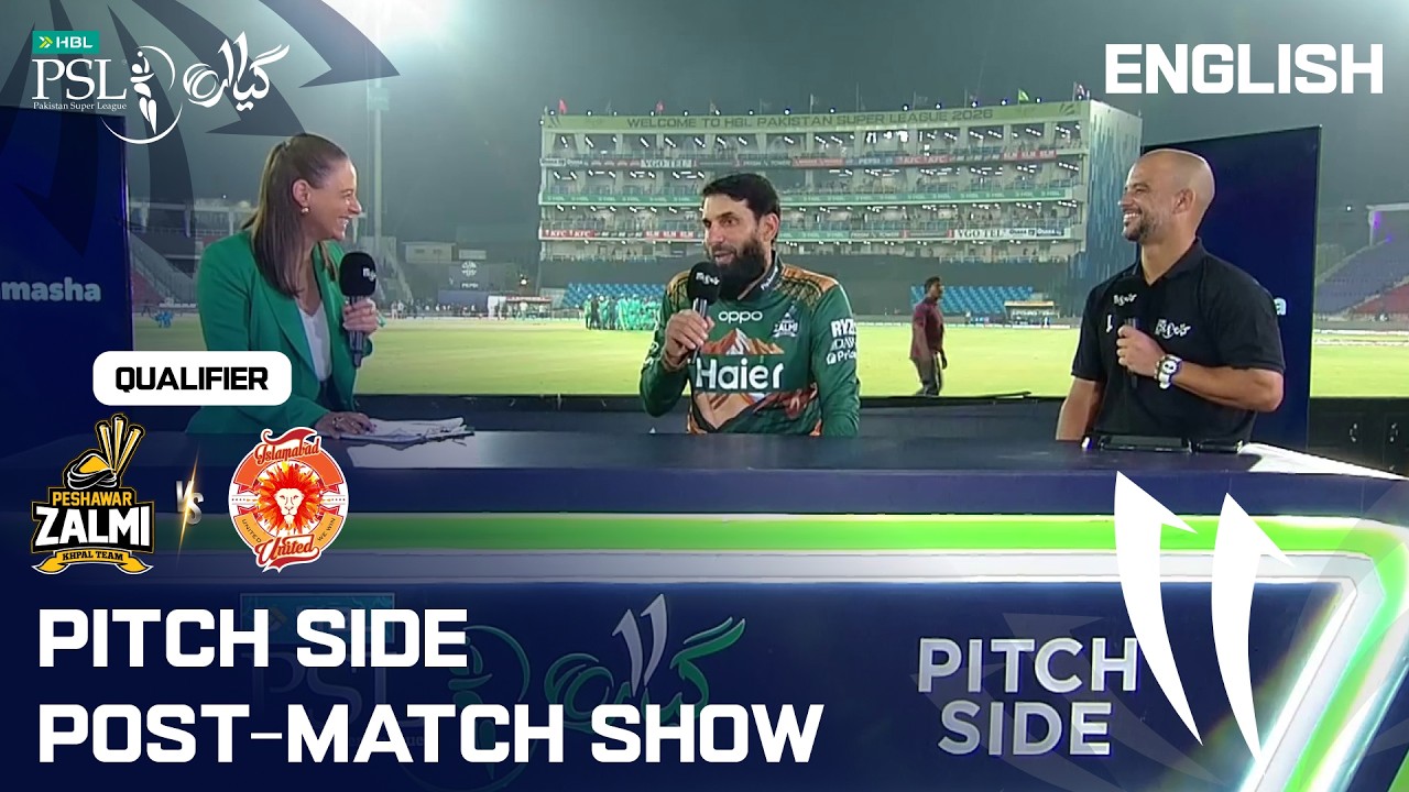 Pitch Side Post-Match Show | Peshawar vs Islamabad | English | Qualifier | M 41 | HBL PSL 11 | MZB1K
