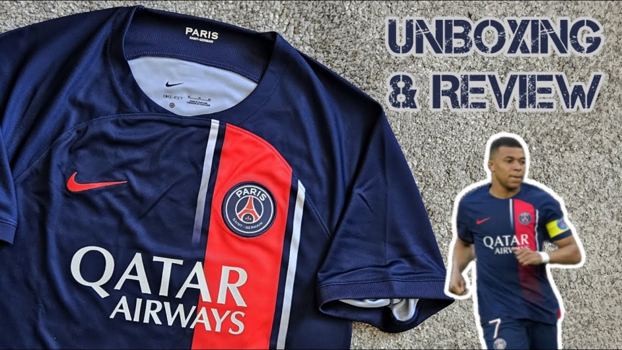 PSG 2023/24 home jersey Unboxing & Review