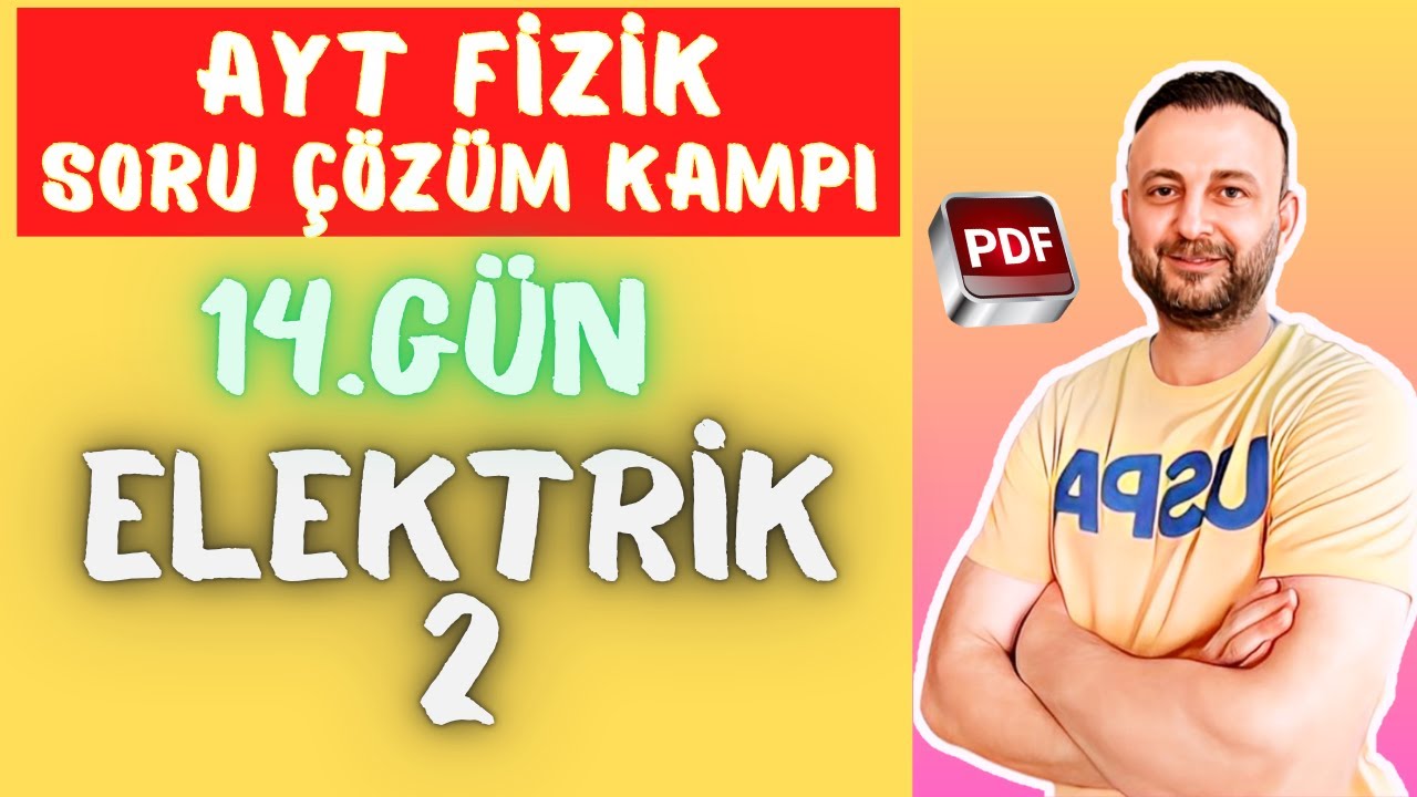 14.Gün: AYT Elektrik -2 | Paralel Levhalar ve Sığaçlar Soru Çözümü #aytfizikfulltekrar