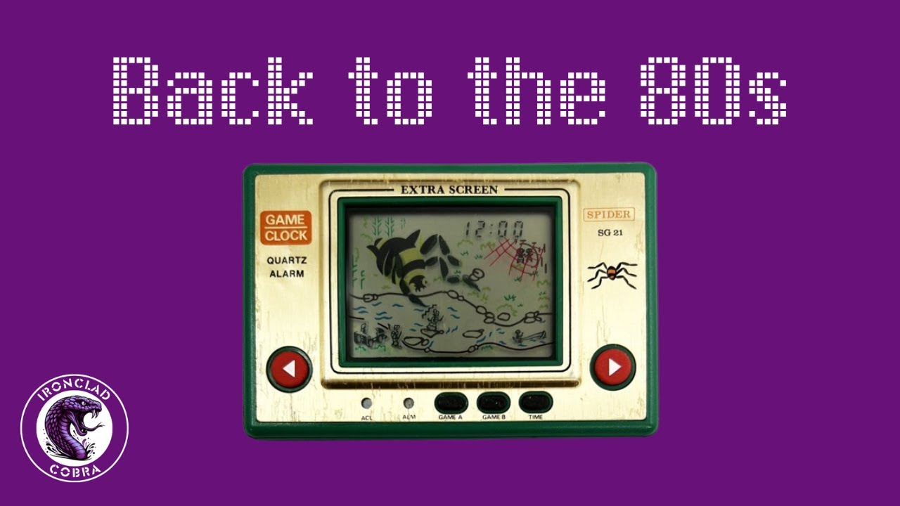 TRONICA Spider SG 21 Handheld LCD Game 1983 (Back to the 80s)