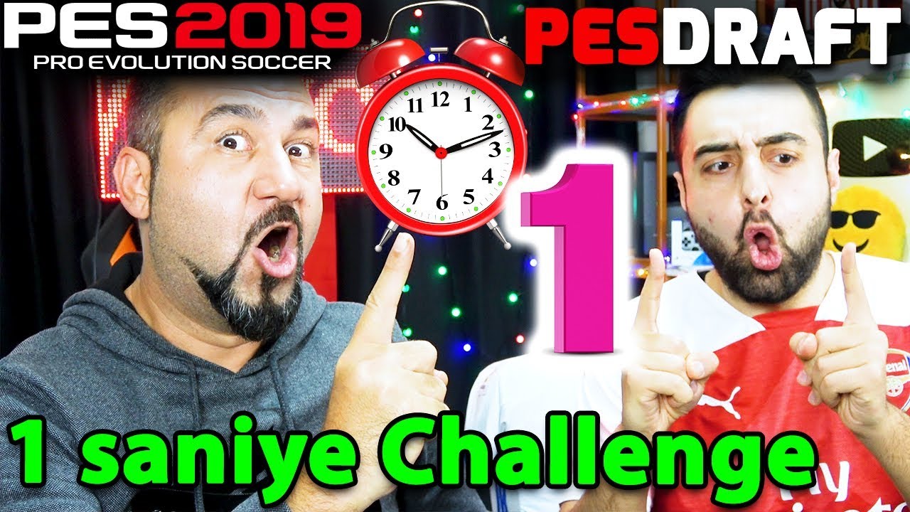 1 SANİYEDE TAKIM SEÇME CHALLENGE! | PES 2019 PESDRAFT