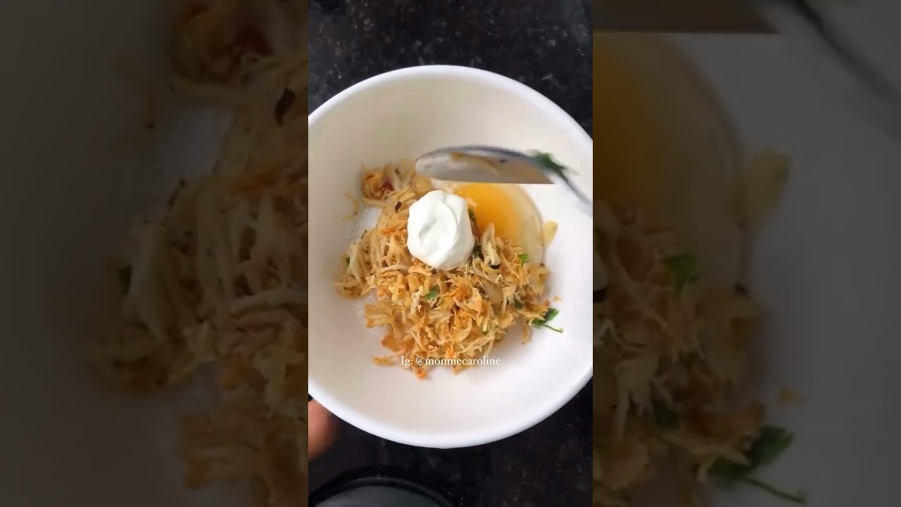 ✨ CREPIOCA FIT DE FRANGO ✨receita na descrição