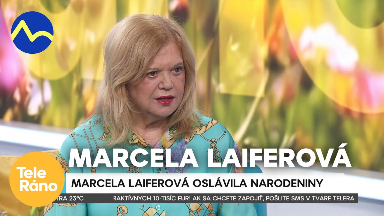 Marcela Laiferová oslávila okrúhle jubileum 2025 | Teleráno