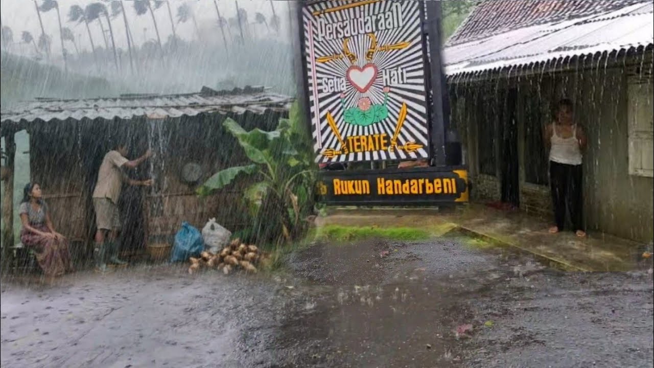 PARADISE IN A COLD MOUNTAIN VILLAGE, WALK IN THE MOST RELAXING RAINSTORM IN ASIA