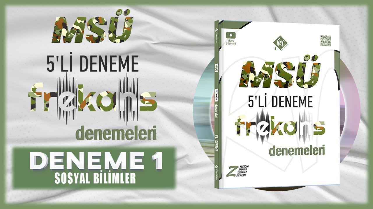 MSÜ Frekans Deneme Sınavı 1 Sosyal Bilimler Testi Soru Çözümleri