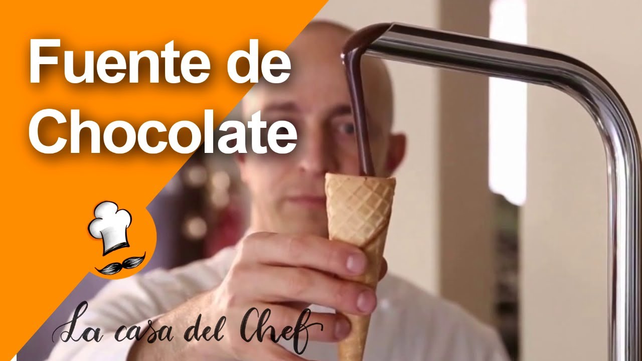 Fuente de chocolate profesional