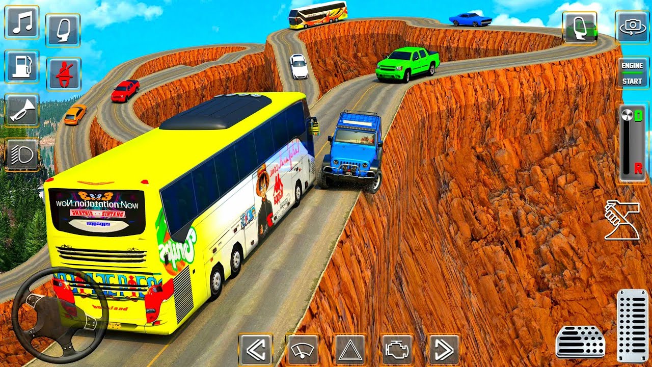 Offroad Bus Driving 3D - Real Bus Driving 2025 - Bus Games Android Gameplay #3