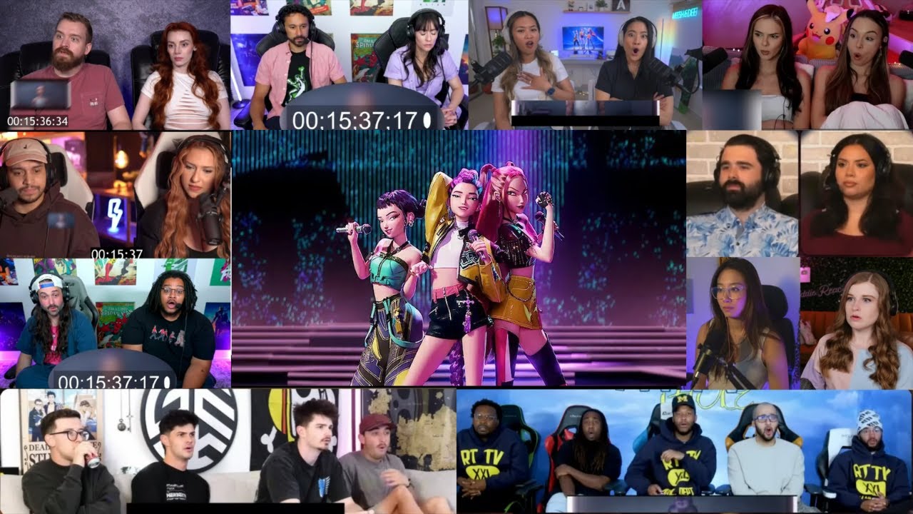 K-Pop Demon Hunter Reaction Mashup