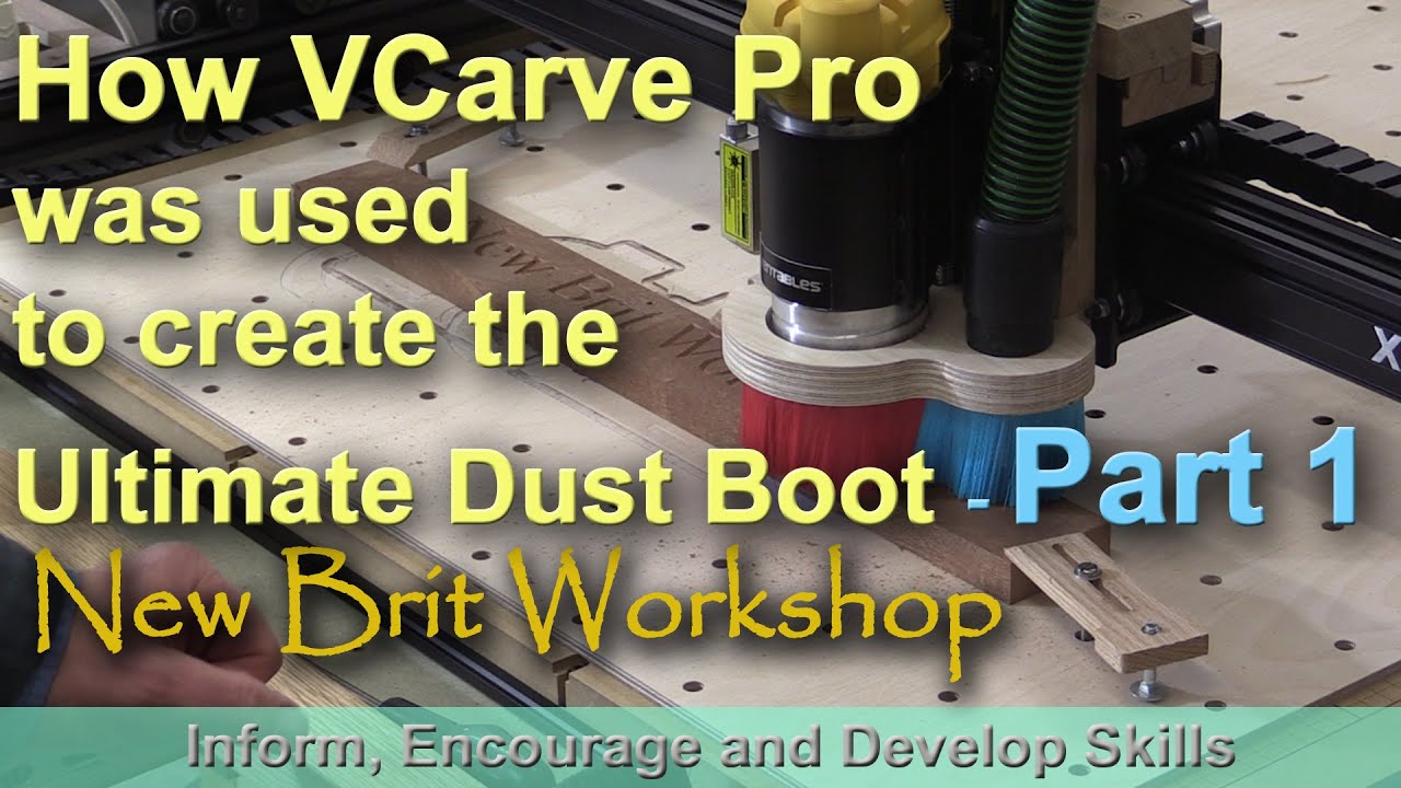 Ultimate Dust Boot VCarve Pro Design - Part 1 of 3