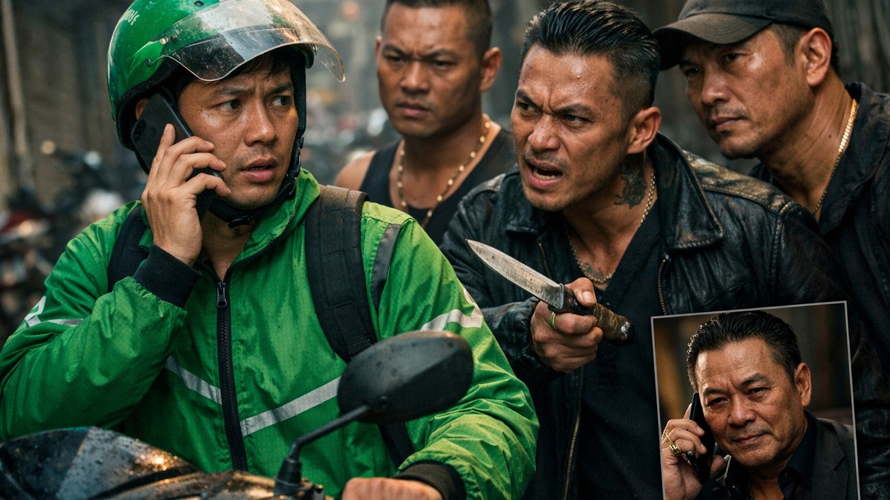 Anh Xe Ôm Bị Đám Giang Hồ Chặn Đường Đòi Tiền Bảo Kê,Không Ngờ Người Anh Gọi Điện Lại Là Ông Trùm Cả
