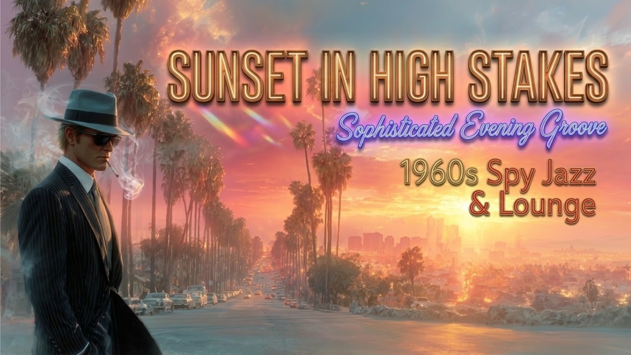 Sunset in High Stakes | Sophisticated Evening Groove | 1960s Spy Jazz & Lounge