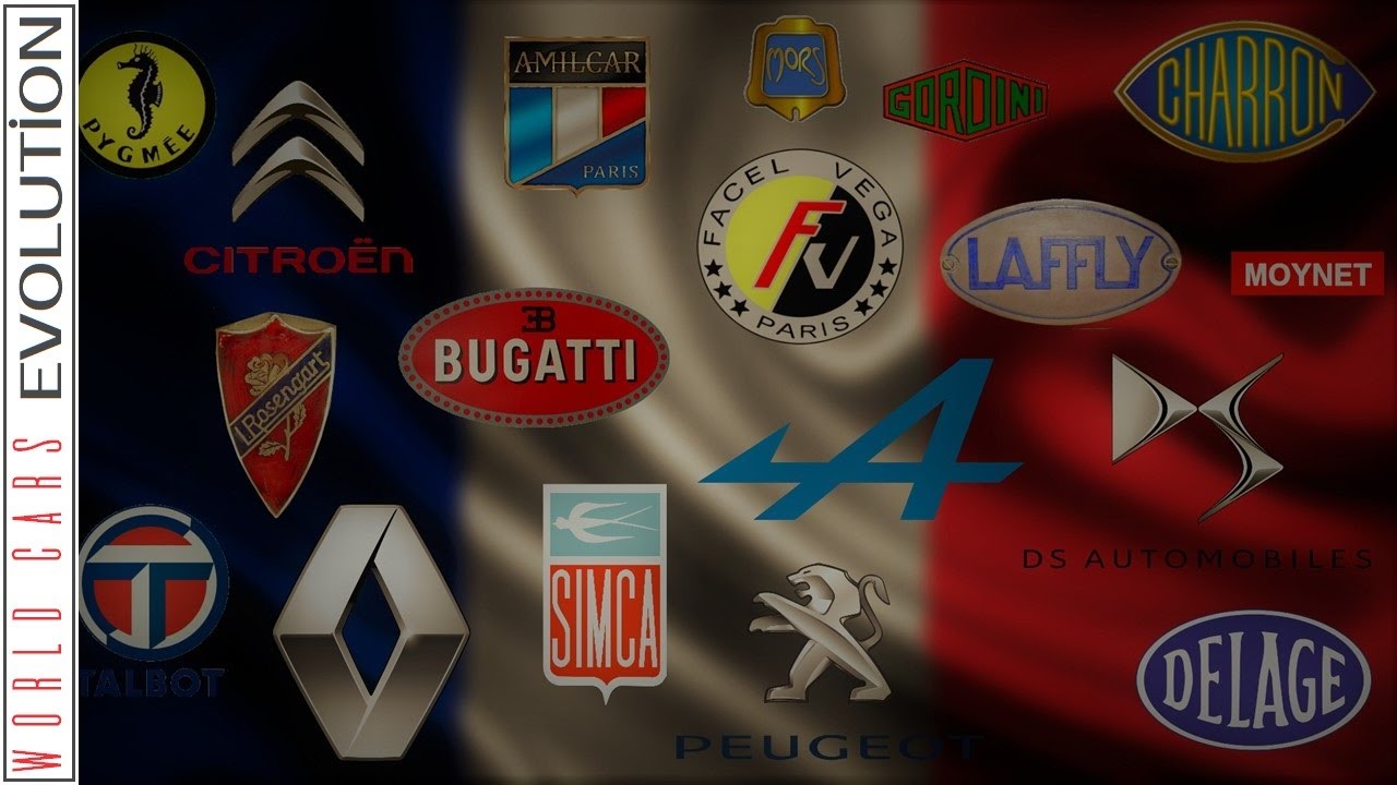W.C.E.-French Car Brands, Companies & Manufacturer Logos