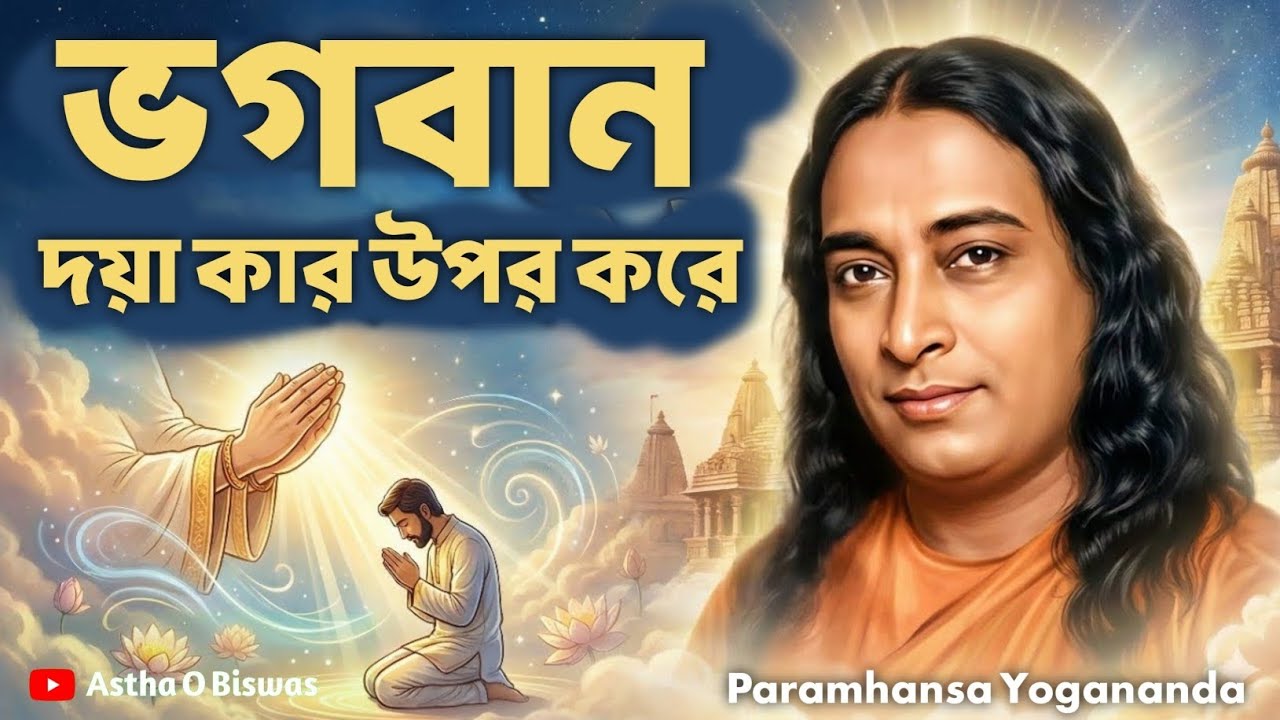 ভগবান দয়া কার উপর করে | Bengali Spiritual Video By Paramhansa Yogananda | Astha O Biswas