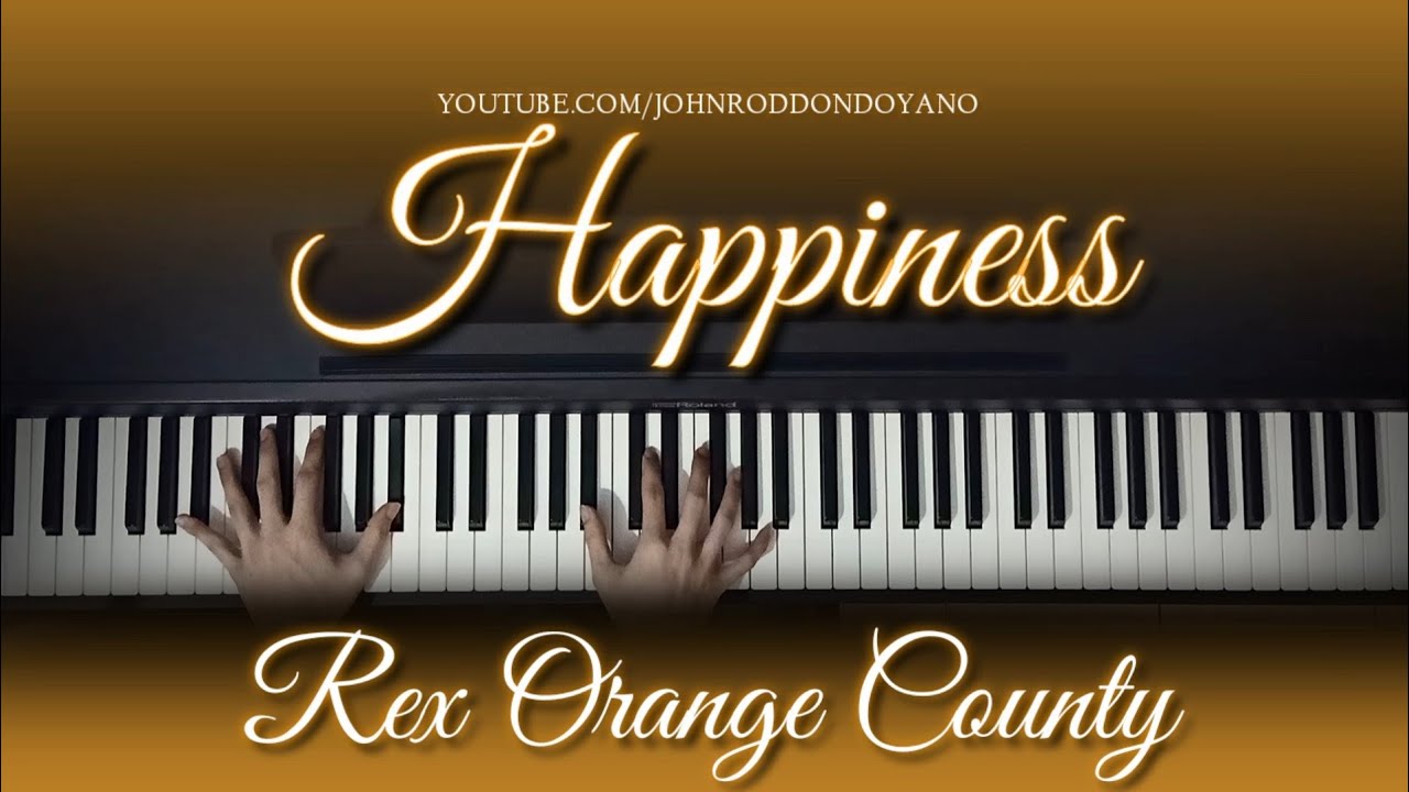 Rex Orange County - Happiness | Piano Cover with PIANO SHEET