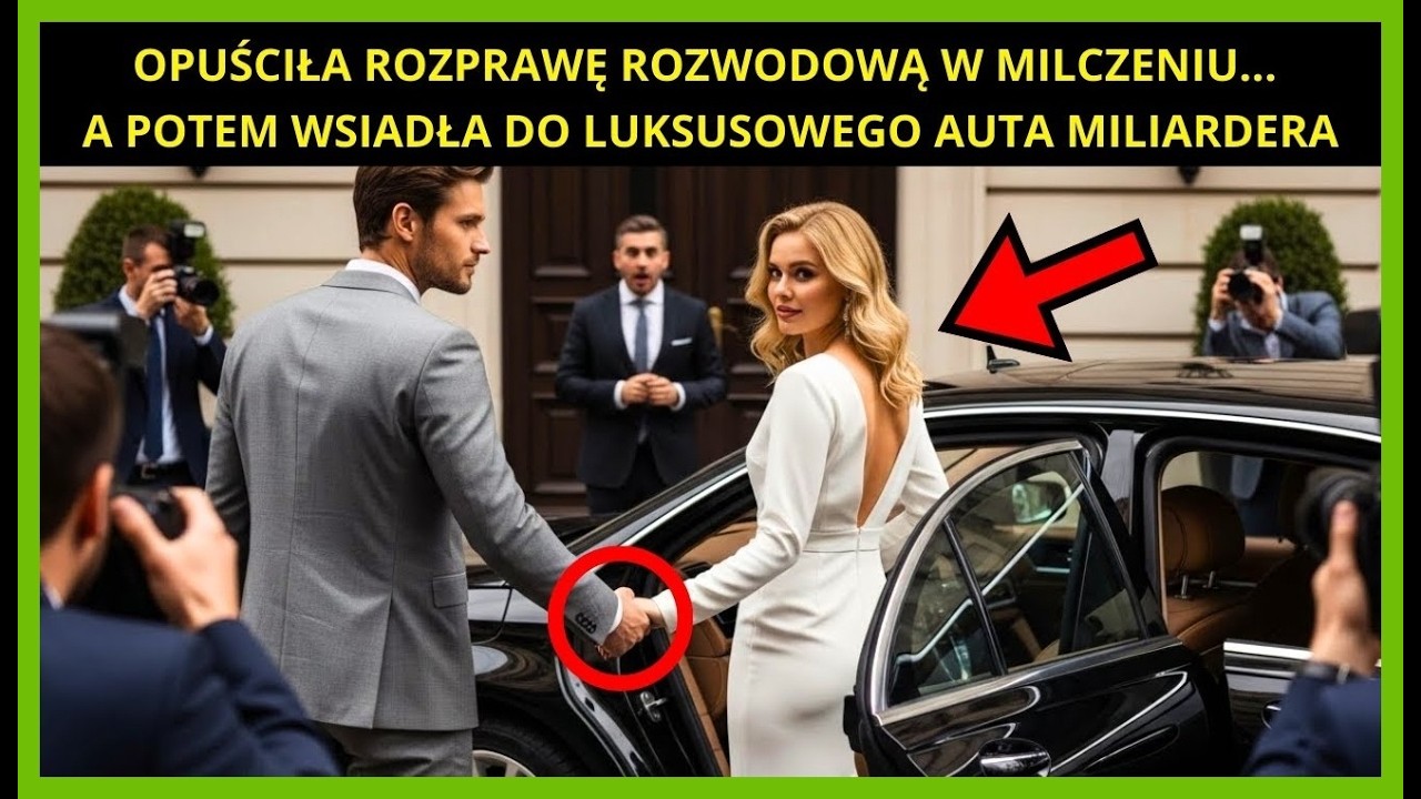 OPUŚCIŁA ROZPRAWĘ ROZWODOWĄ W MILCZENIU... A PÓŹNIEJ WSIADŁA DO SAMOCHODU MILIARDERA