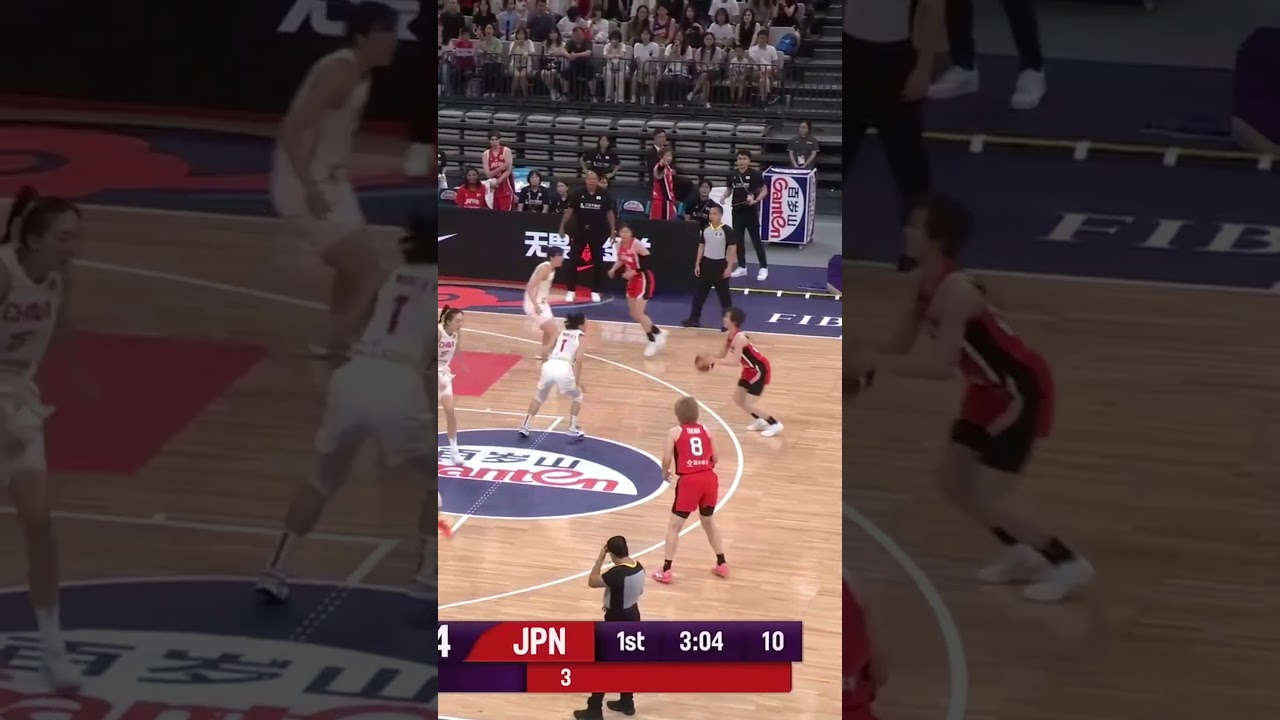 Kokoro Tanaka made 5 triples in a single quarter 🤯 #AsiaCupWomen